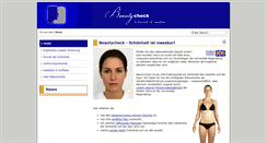 Desktop Screenshot of beautycheck.de