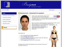 Tablet Screenshot of beautycheck.de